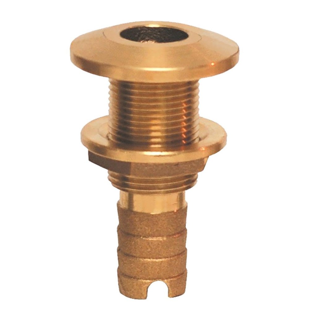 212 Main Bronze Hose Barb Thru-Hull Fitting - 1.25 in.