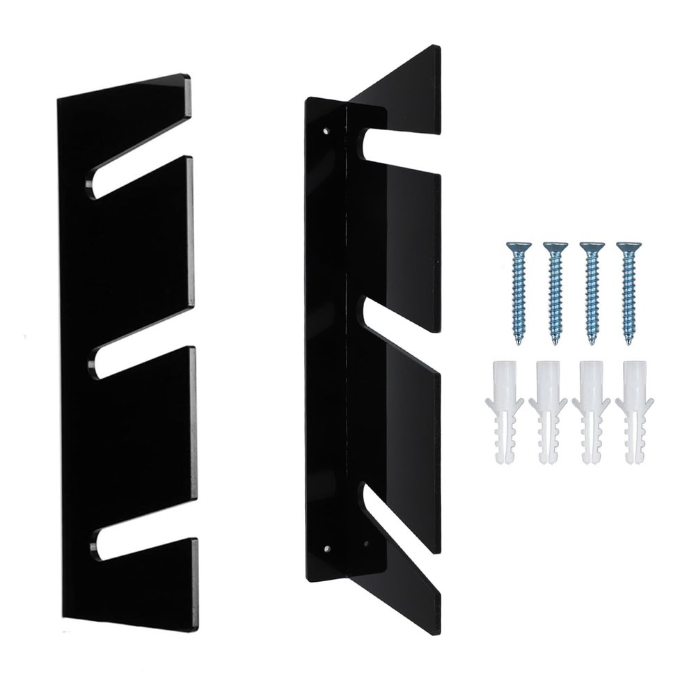 Skateboard Wall Mount, Skateboard Shelf Skateboard Wall Display Hanger Rack 3 Floors Deck Wall Longboard Rack Storage for Home or Garage