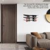 Skateboard Wall Mount, Skateboard Shelf Skateboard Wall Display Hanger Rack 3 Floors Deck Wall Longboard Rack Storage for Home or Garage view 2