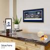 2024 NCAA Basketball Championship, UCONN vs Purdue - UCONN Double Mat, Deluxe Framed Picture by Blakeway Panoramas (44"W x 18"H) view 2