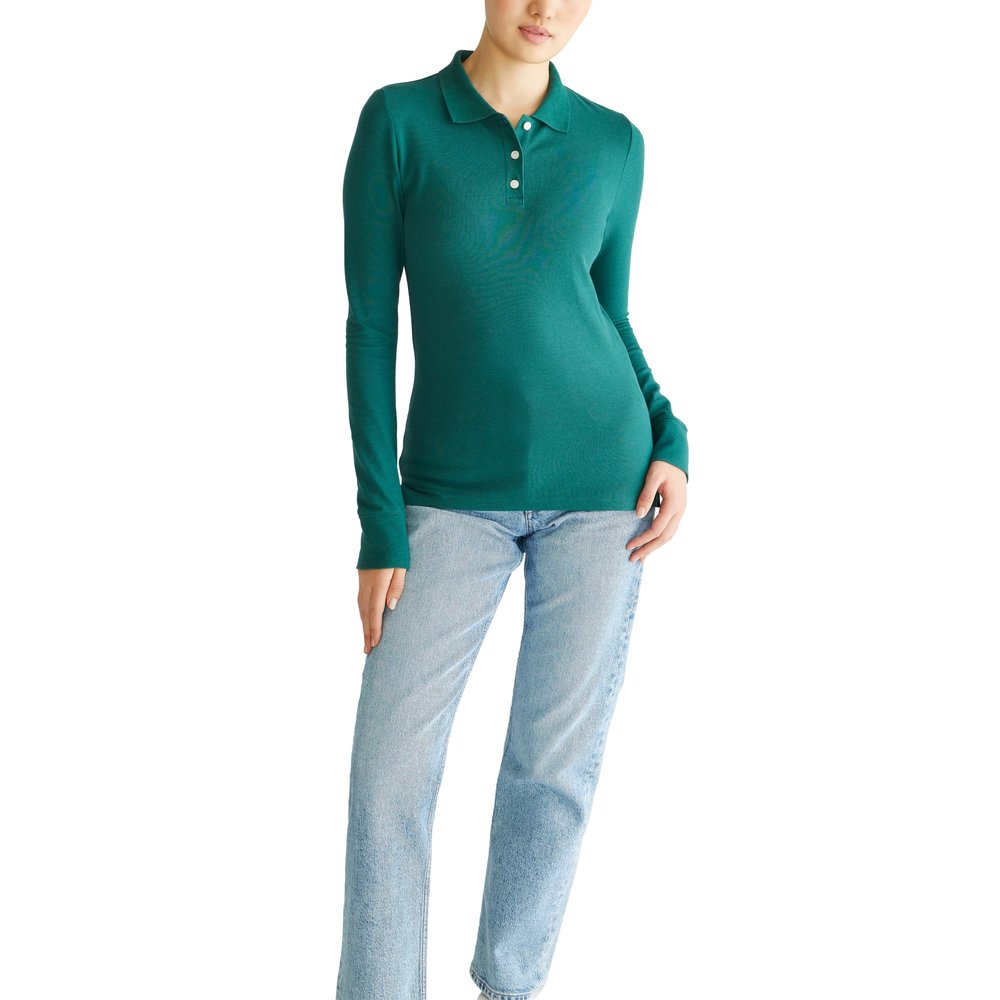 Aero Uniform Polo LS, Crocodile Green, XXL