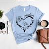 IZI POD Personalized Grandma Shirts for Women,Custom Grandma Heart Shirt with Grandkids Name, Grandma Heart Shirt, Gifts for Grandma, Grandma Shirt, for Grandma, Small-4X-Large, Design 14 view 3