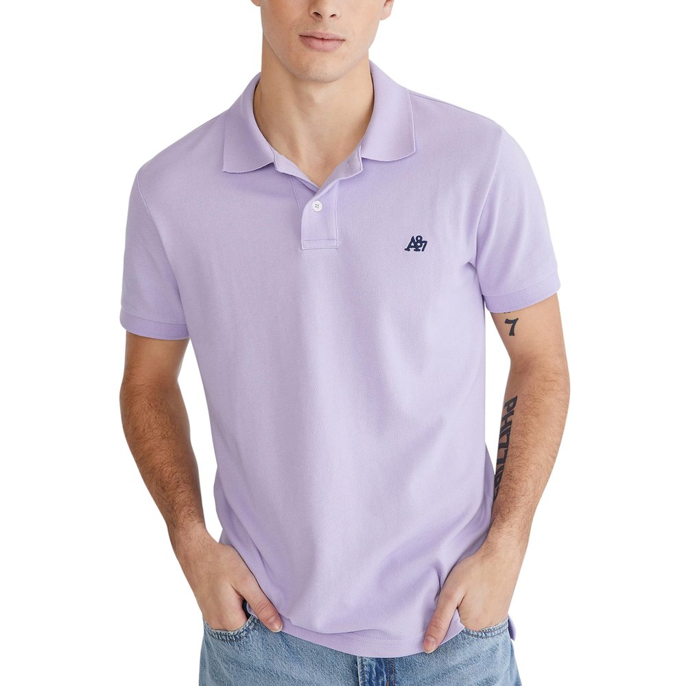 Aero A87 Solid Pique Polo, Lavendar, S