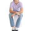 Aero A87 Solid Pique Polo, Lavendar, S view 2