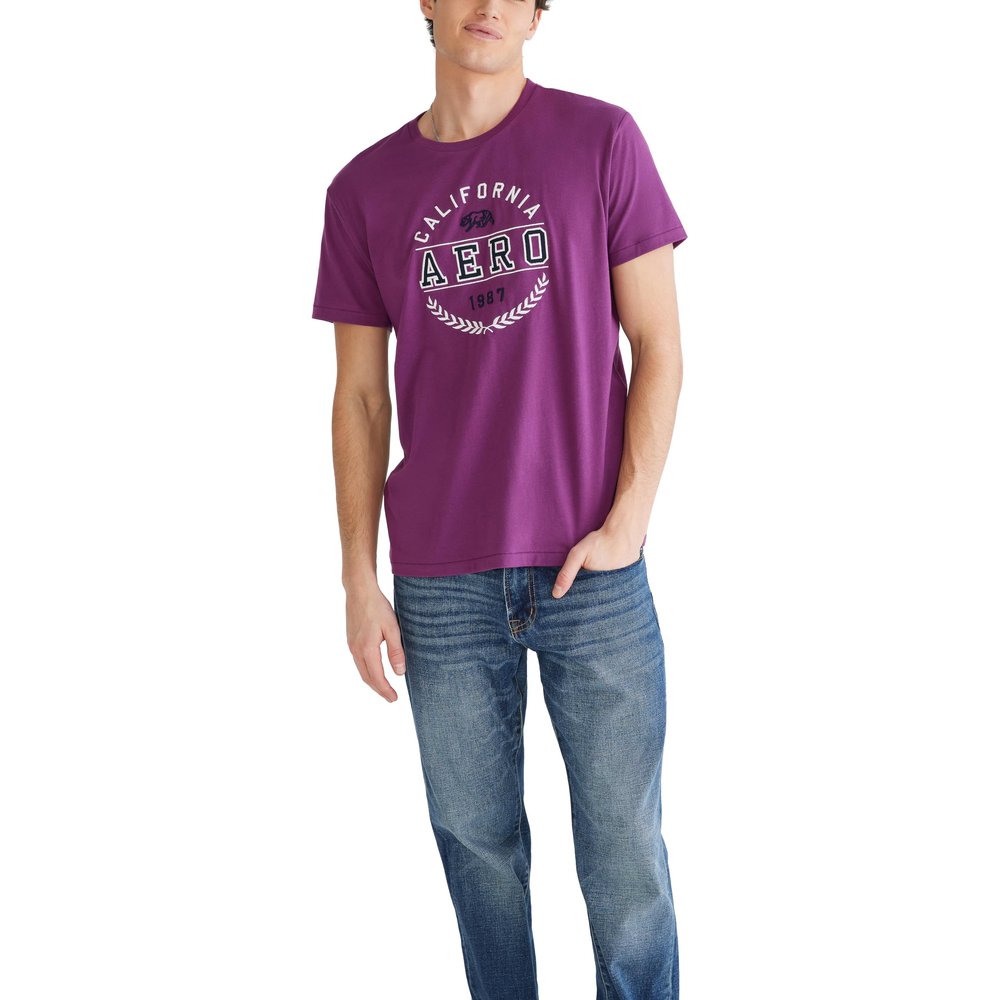 Aero Circle Logo Aero, Red Violet, 3XL