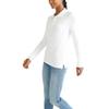 Aeropostale Women's Aero Uniform Polo Long Sleeve view 3