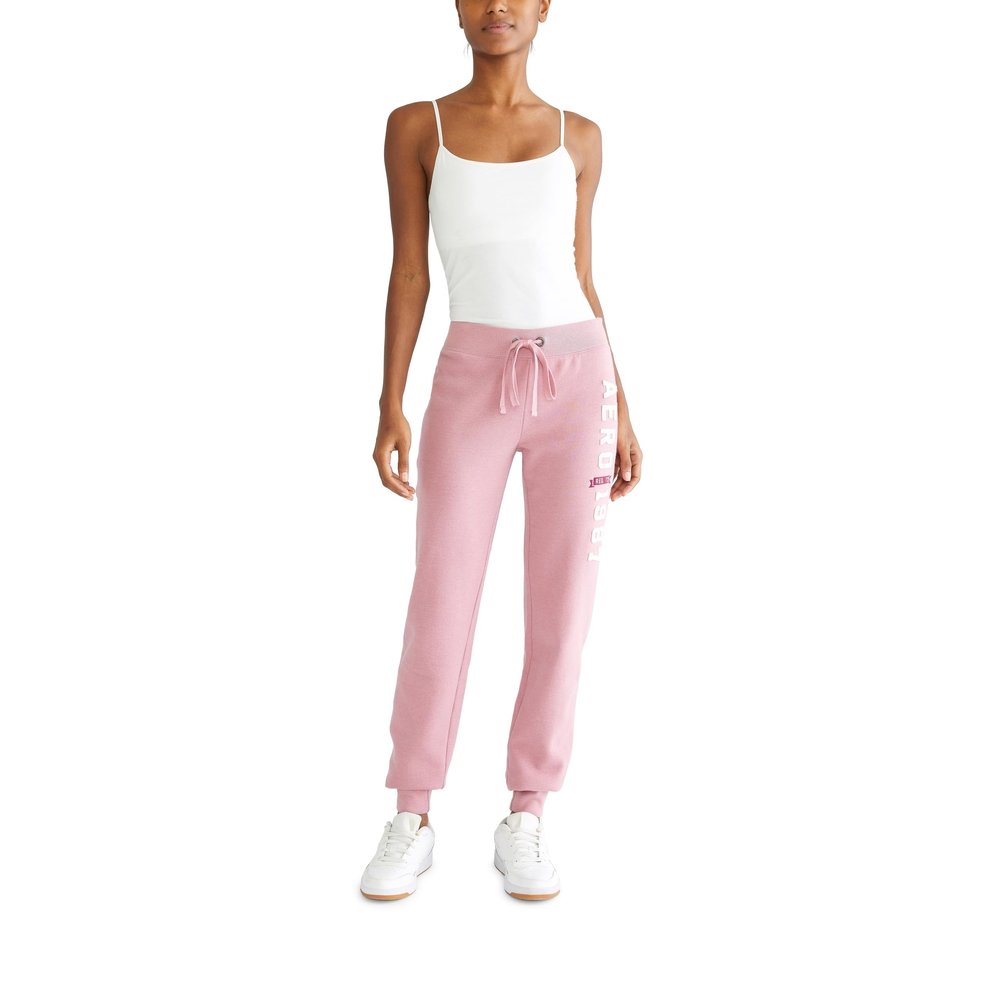 Aero Logo Cinch/Jogger Pant- Arches- 1987, Fox Glove, S