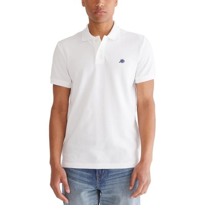 Aero A87 Solid Pique Polo, Bleach, XS
