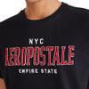 Aero Center Chest Logo- NYC Aeropostale, Dark Black, M view 2