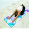 YOGA DESIGN LAB | The Combo Yoga Mat | 2-in-1 Mat+Towel | Eco Luxury | Ideal for Hot Yoga, Power, Bikram, Ashtanga, Sweat | Studio Quality | Includes Carrying Strap! (Crystal, 1.5mm) view 4