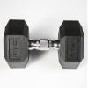 212 Main York Premium Pvc Hex Dumbbell with Chrome Ergo Handle - 30 lbs view 1