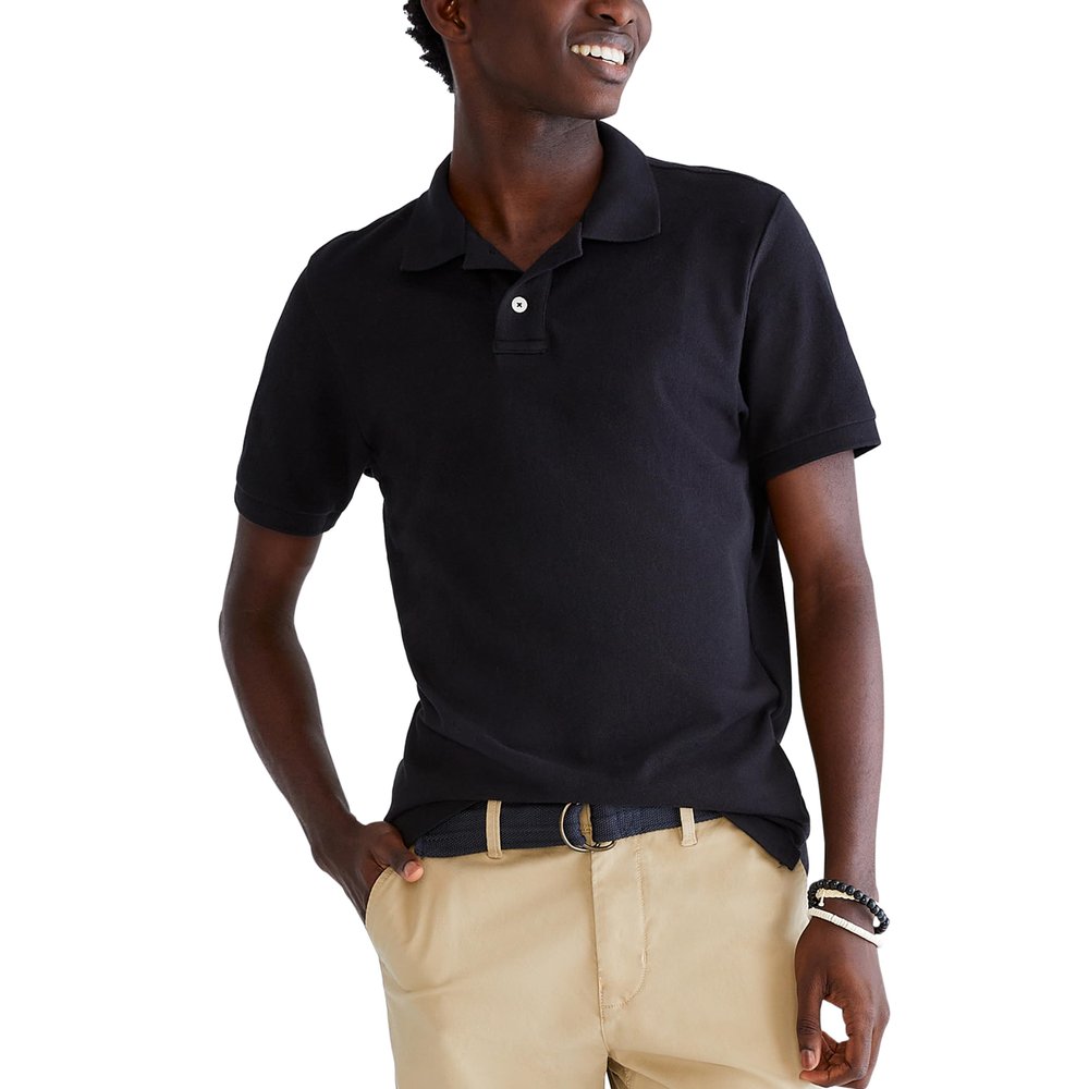 Aeropostale Men's Polo, Dark Black 2, X-Small
