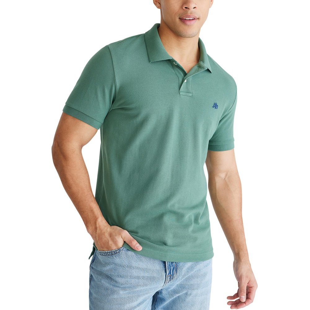 Aero A87 Solid Pique Polo, Treeline, S