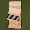 Golf Guys The Tour Towel | Large Terry Cloth Caddy Towel, Absorbent 19" x 44", Center Cut, Perfect Hang Golf Cart Accessory and Golf Bag, Sand with Black Stripes view 2