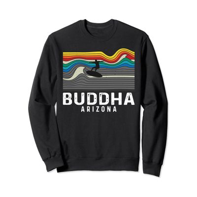 Arizona Buddha Surfboarder Men Women Sweatshirt