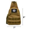 TORCH Crossbody Chest Bag Outdoor Sport Tactical MOLLE Backpack Shoulder Sling Travel Pack for Every Day Carry V2 (Desert) view 2