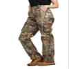 Realtree Women's Edge Camo Hunting Cargo Pants - Lightweight Cotton 6 Pockets Mid-Rise Slim Fit view 2
