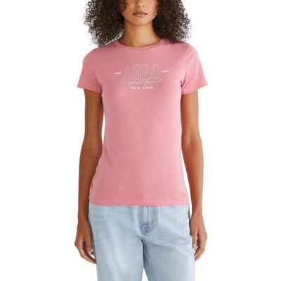 Aero SS Graphic Tee- Shine, Serafina, XS