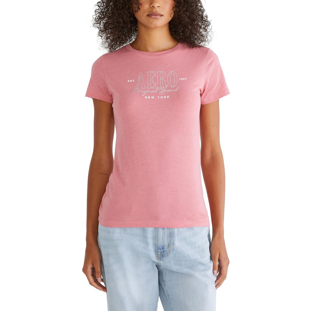 Aero SS Graphic Tee- Shine, Serafina, XS