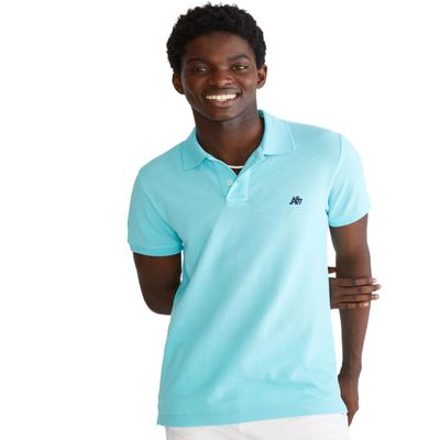 Aero A87 Solid Pique Polo, Blue Radiance, L