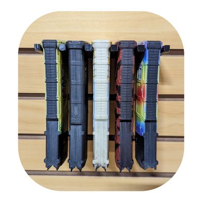 Hammy3DPrints Mount for AR 223/556/300 Pmag Mags - Slatwall | Magazine Holder Storage Rack (Savior Eqpmnt.)