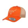 Love Sketches Country Baseball Hat for Men & Women, Embroidered Longhorn Cow Trucker Hat, Adjustable Mesh Snapback Cap view 2