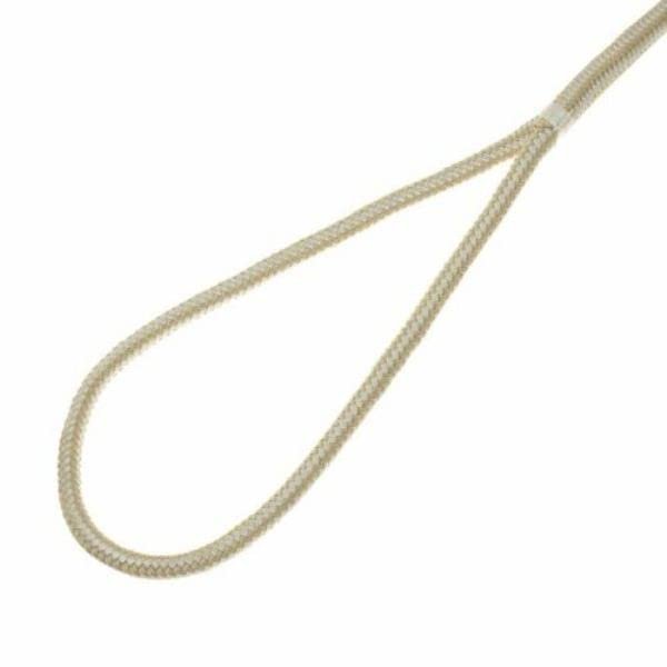 212 Main 0.5 in. x 15 ft. Duble Braid Gold & White Dock Line with 12 in. Eye
