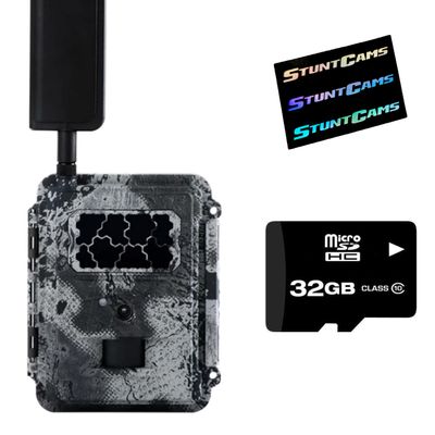 Spartan AT&T GoCam White Flash 4G LTE Wireless Trail Camera with 23 GB SD Card, GC-A4Gc2