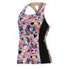 Dolfin Women's Aquashape Twist Back Tankini Top Bonita Bloom XS view 1