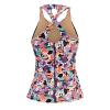 Dolfin Women's Aquashape Twist Back Tankini Top Bonita Bloom XS view 2