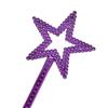 MOFALA 2PCS Star Wand, Children's Creative Handheld Pentagram Plastic Magic Wand, Role-Playing Enlightenment Toys, Educational and Creative Performance Props (Purple) view 3