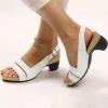 JYSwoshoe Summer Closed Toe Sandals Women 2023, Womens Sandals Dressy Casual Summer Hollow Out Shoes Orthotic Wedge Sandals view 2