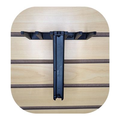Hammy3DPrints Mount for FN Scar 17/17S 762 Mags - Slatwall | Magazine Holder Storage Rack (Dakota with Metal Track Insert)