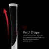 Golf Pride Reverse Taper Putter Grip - Putter Golf Grip with Dimpled Texture & Soft, Tacky Surface - Medium - Pistol view 4