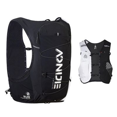 AONIJIE Lightweight Running Vest Hydration 10L Large Capacity & Fits 6.8 inch Phones,Hydration Backpack for Hiking Off-Road Cycling Race Marathon (Blackwhite,M)