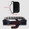 BEIDUOYANG 2 Pieces Foot Pegs Rear Pedals Anti-Slip Rear Feet Pedals BMX Pegs Steel Folding Foot Pegs Foot Rest Pedal Rear Pedals Footrest Folding Rear Seat Bicycles Footrest view 3