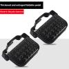 BEIDUOYANG 2 Pieces Foot Pegs Rear Pedals Anti-Slip Rear Feet Pedals BMX Pegs Steel Folding Foot Pegs Foot Rest Pedal Rear Pedals Footrest Folding Rear Seat Bicycles Footrest view 4