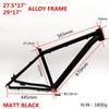 DHNCBGFZ Bikes Frame Aluminum Alloy Mountain Bikes Frame 27.5/29er Routing Internal Disc Brake Bikes Frame 17'' Quick Release 135mm BSA68(29 * 17'') view 2
