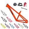 DHNCBGFZ Bikes Frame Hard Tail Frame 26 27.5Inch Thru Axle 142x12mm AM Bikes Mountain Bikes Frame Aluminium Alloy Height 162-185cm BB73 Routing Internal(Orange,27.5x17'') view 2
