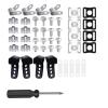 YS0911 60Pcs Football Helmet Repair Kits Football Helmet Hardware Kits Hockey Helmet Replacement Parts for Hockey Baseball Sports view 1