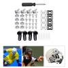 YS0911 60Pcs Football Helmet Repair Kits Football Helmet Hardware Kits Hockey Helmet Replacement Parts for Hockey Baseball Sports view 2