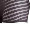 JEKE-DG Men's Ice Silk Stripes Boxer Briefs Low Rise Seamless Trunk Underwear See Through Thin Bulge Pouch Boxers (X-Large,Grey-5pc) view 3