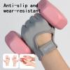 ANJMEICH Fitness Sports Gloves, Machine Training, Anti-Slip, Cycling (Grey, M) view 2