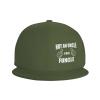 Not an Uncle I Am A Funcle Hat Flat Bill Visor Baseball Cap Hip Hop Snapback Hats Men Women Moss Green view 1