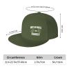 Not an Uncle I Am A Funcle Hat Flat Bill Visor Baseball Cap Hip Hop Snapback Hats Men Women Moss Green view 4