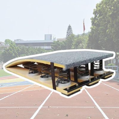 Large Vault with Non-Slip Rubber Bottom, Durable Spring Board for Gymnastics, Vault Spring Board for Exercise Training Fitness