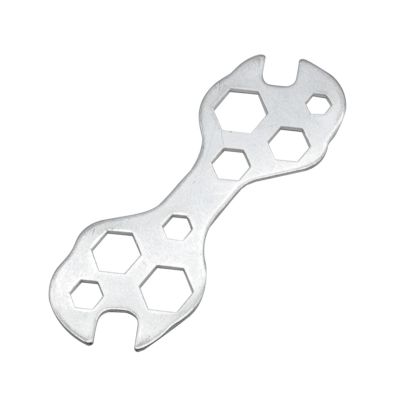 BEIDUOYANG Bicycle Repair Multi-Tool Wrench - Carbon Structural Steel, 6-Piece Set
