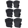 BEIDUOYANG 2Pcs Weightlifting Gloves Men Women Silicone Non-Slip Breathable Four Finger Fitness Exercise Gloves Workout Grip Gloves Weight Lifting Accessories, Large view 2