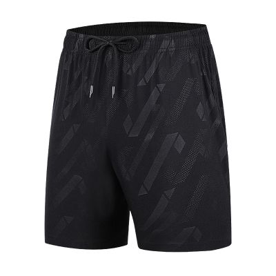 Ymosrh Elastic Shorts, Casual Lightweight Drawstring Summer Beach Short Pants Gym Men Workout Clothes (5XL, Black)