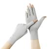 JIAHG Womens Driving Gloves Summer UV Sun Protection Non-Slip Touchscreen Gloves Outdoor Sunblock Gloves for Cycling (Solid Grey) view 1